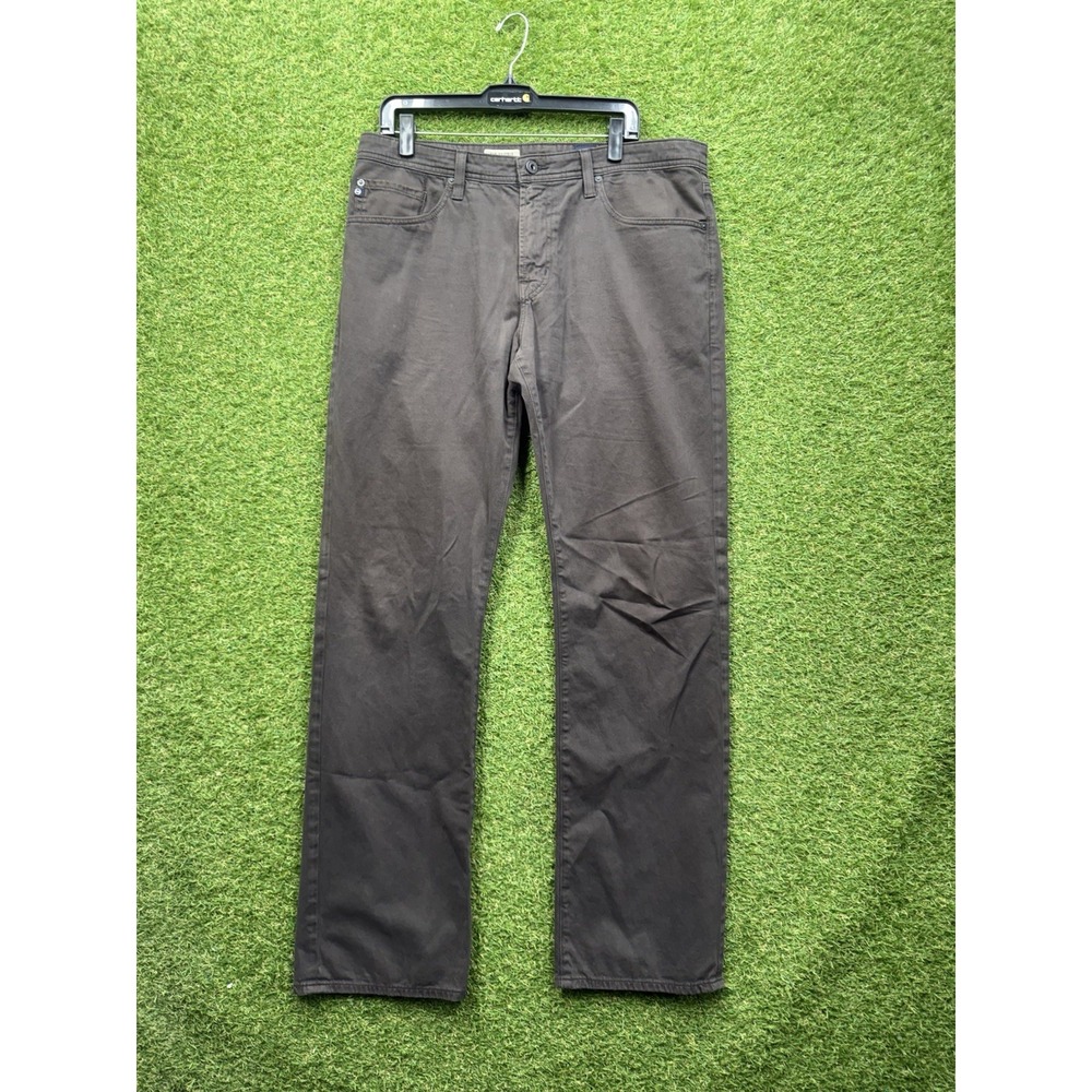 AG Adriano Goldschmied Pants Mens 36x34 Brown The Protege Straight Leg Stretch